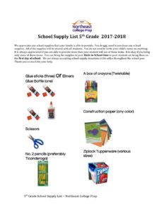 5th-grade-School-Supply-list-2017-2018 – Northeast College Prep