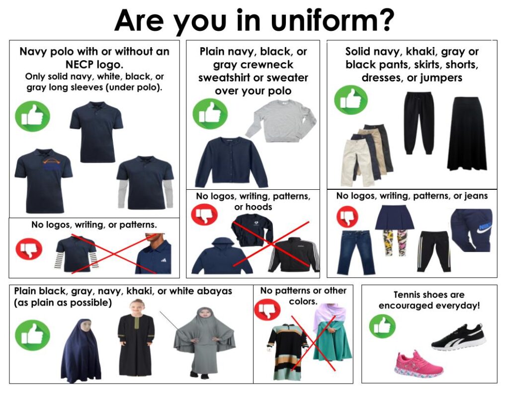 Dress Code – Grace Christian Academy